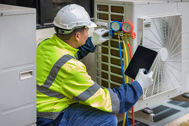 Professional Ductwork Repair technician working in Banning, CA